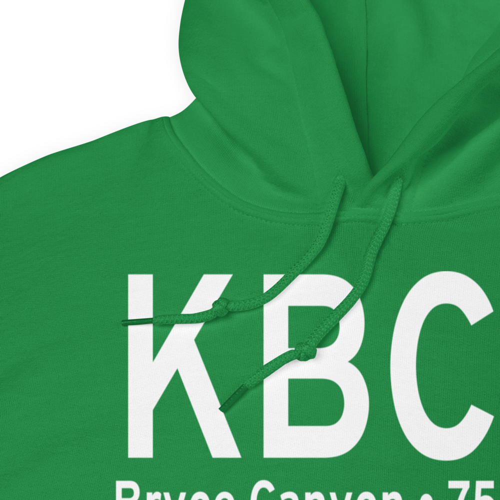 Bryce Canyon Airport (KBCE) ICAO Hoodie Sweatshirt 