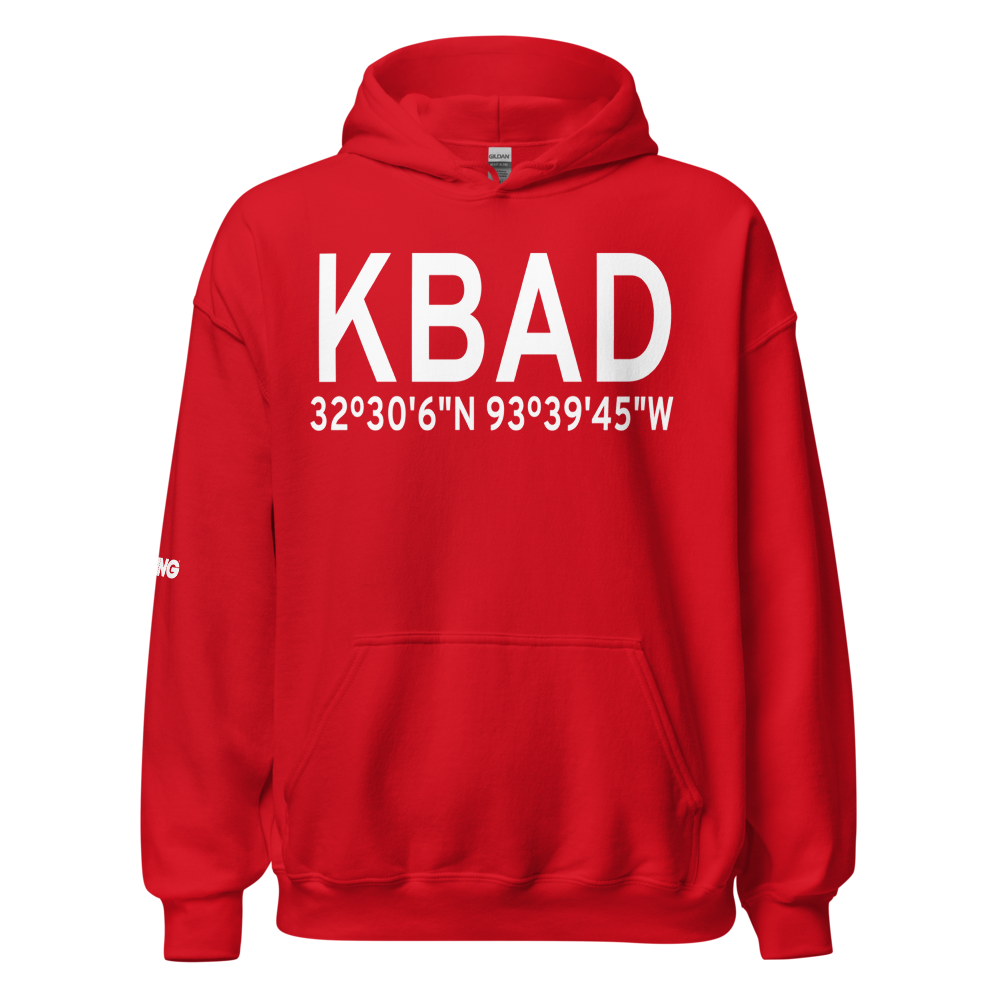 Barksdale Air Force Base (KBAD) ICAO Hoodie Sweatshirt 