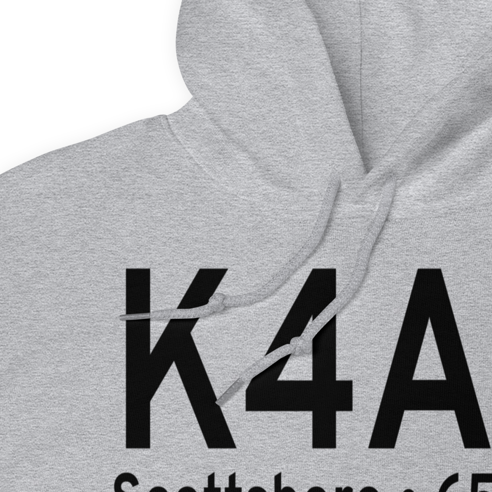 Scottsboro Municipal Word Field (K4A6) ICAO Hoodie Sweatshirt 