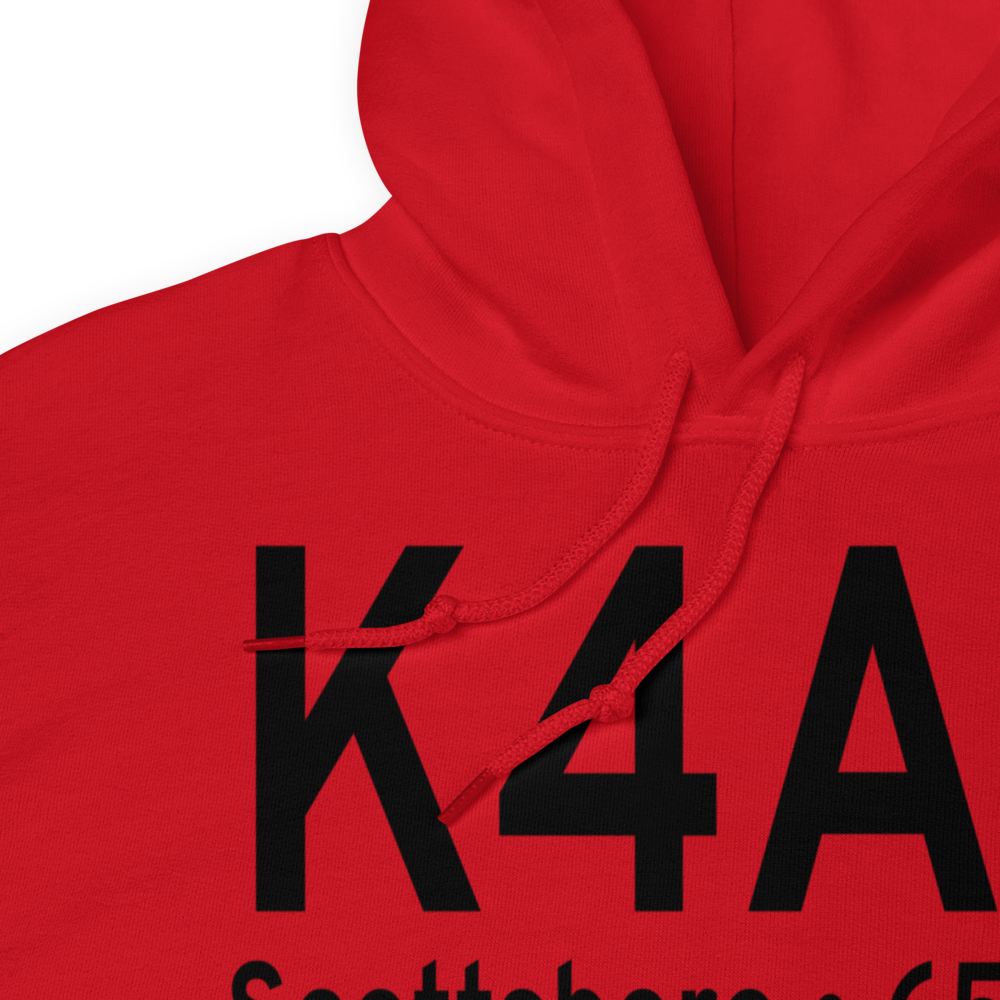 Scottsboro Municipal Word Field (K4A6) ICAO Hoodie Sweatshirt 
