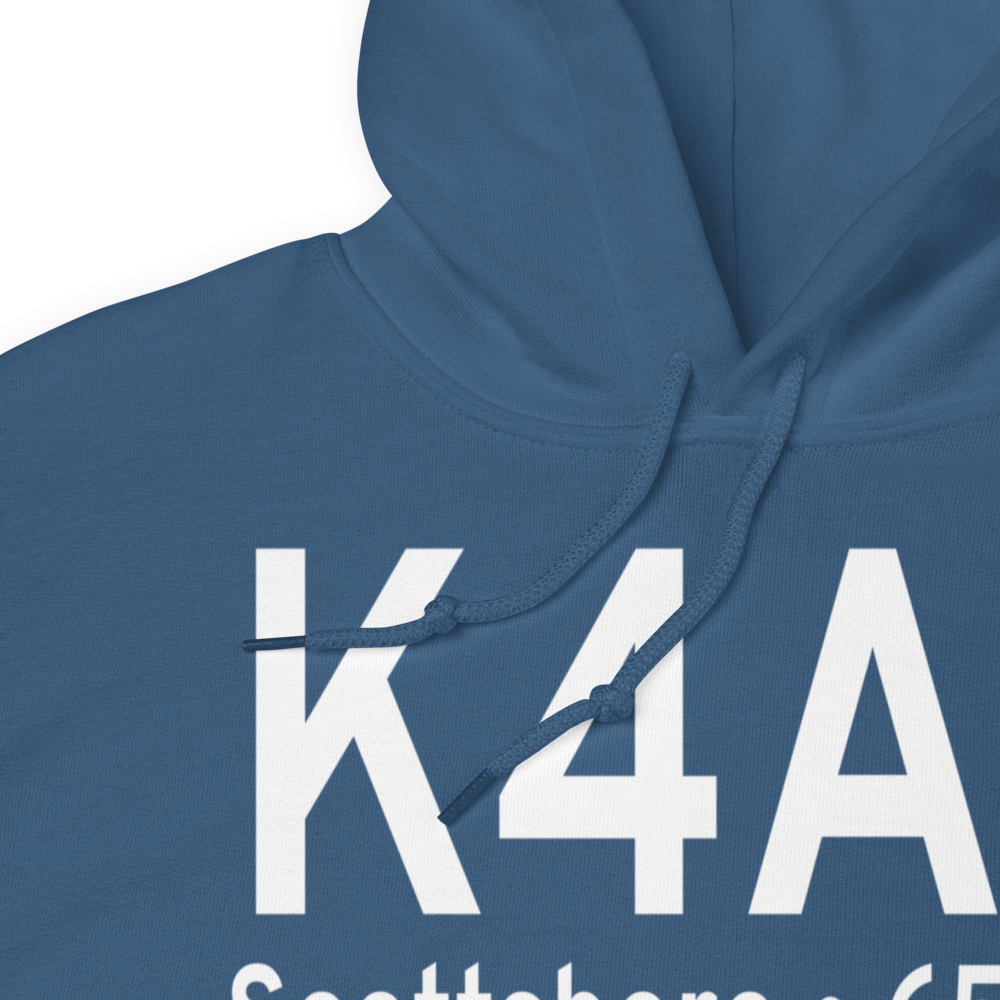 Scottsboro Municipal Word Field (K4A6) ICAO Hoodie Sweatshirt 