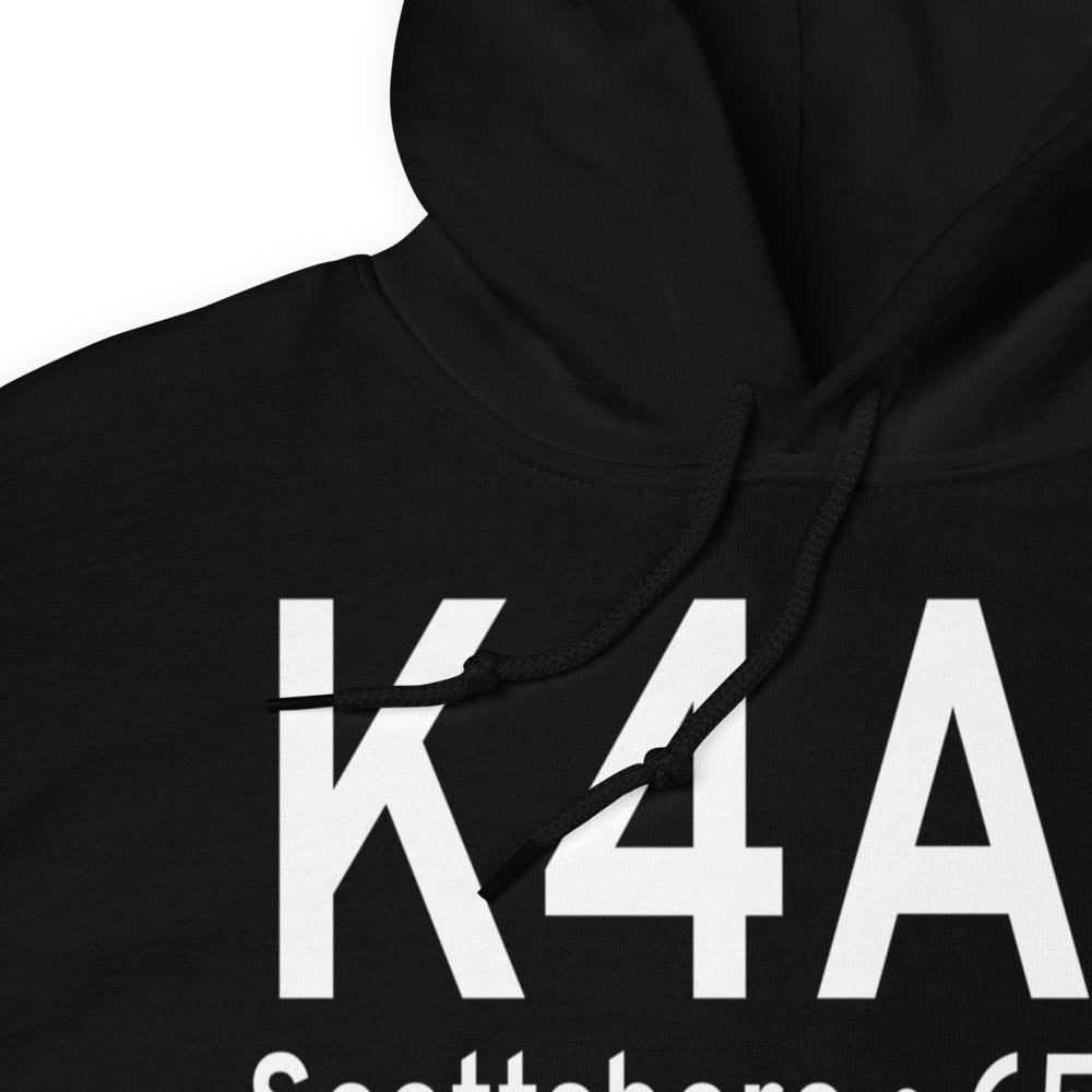 Scottsboro Municipal Word Field (K4A6) ICAO Hoodie Sweatshirt 