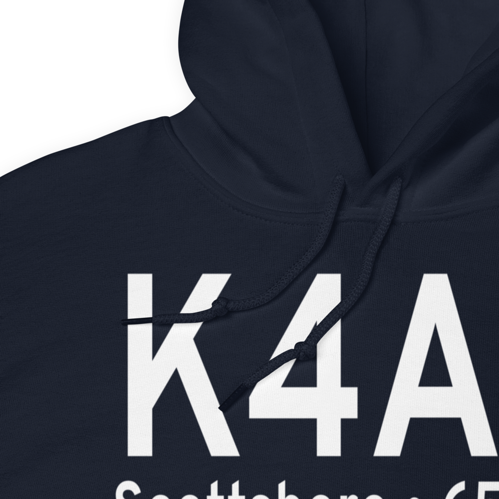 Scottsboro Municipal Word Field (K4A6) ICAO Hoodie Sweatshirt 