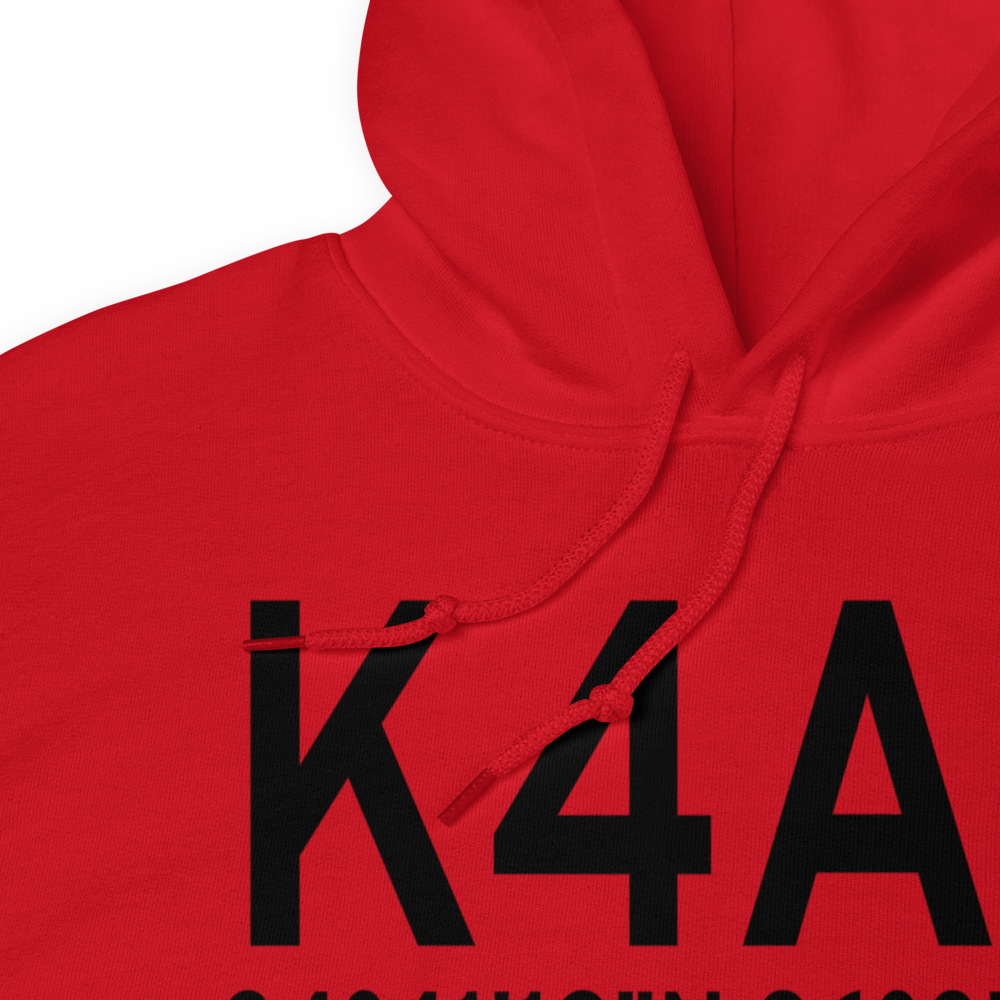Scottsboro Municipal Word Field (K4A6) ICAO Hoodie Sweatshirt 