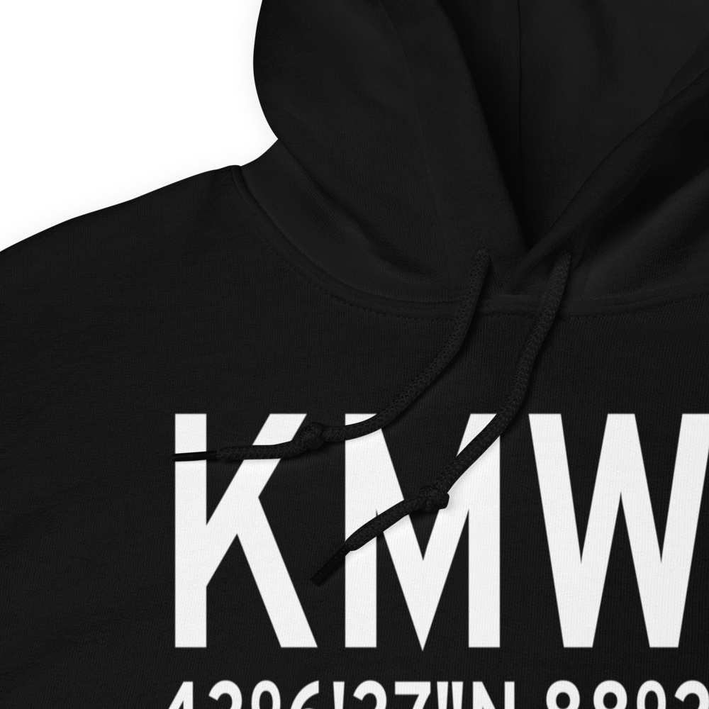 Lawrence J Timmerman Airport (KMWC) ICAO Hoodie Sweatshirt 