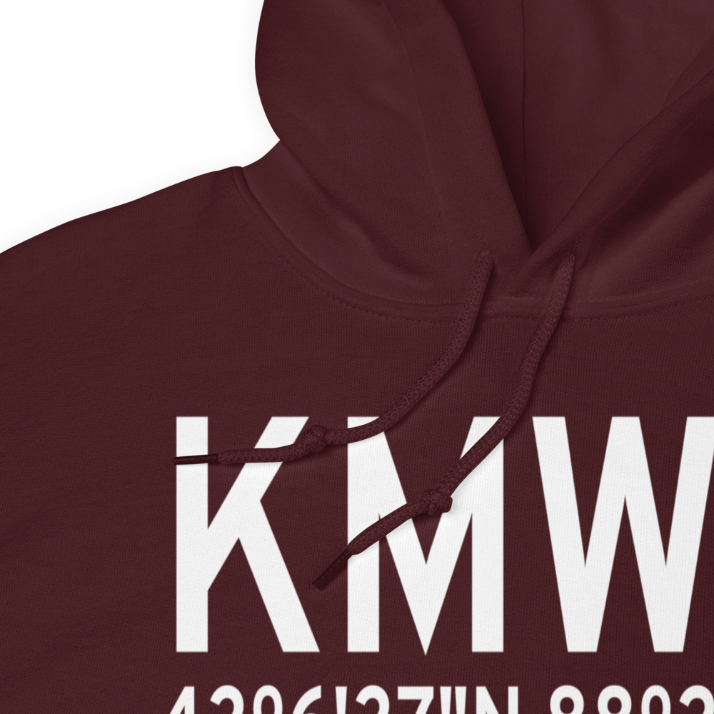 Lawrence J Timmerman Airport (KMWC) ICAO Hoodie Sweatshirt 