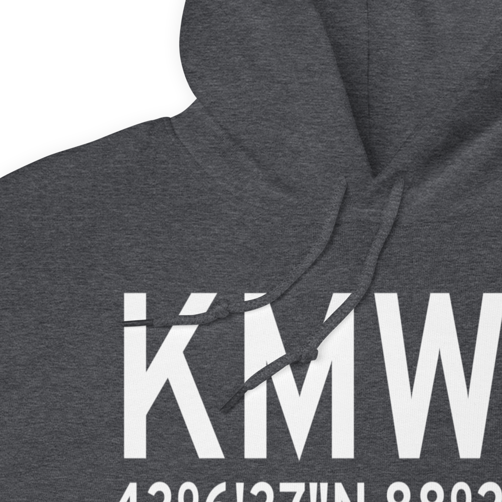 Lawrence J Timmerman Airport (KMWC) ICAO Hoodie Sweatshirt 