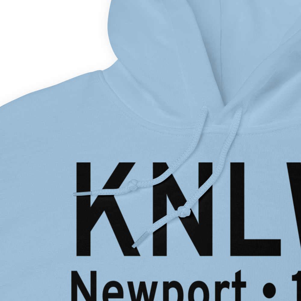 Naval Station Newport Helipad (KNLW) ICAO Hoodie Sweatshirt 