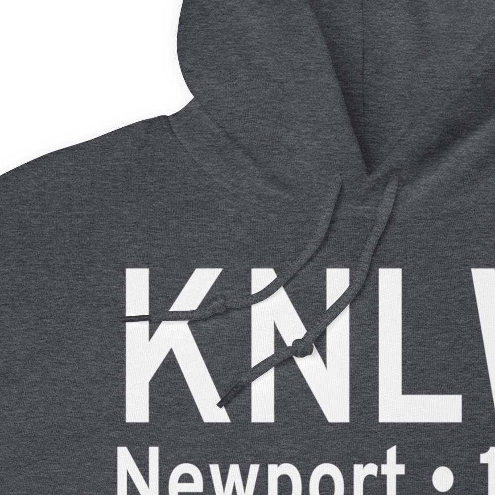 Naval Station Newport Helipad (KNLW) ICAO Hoodie Sweatshirt 