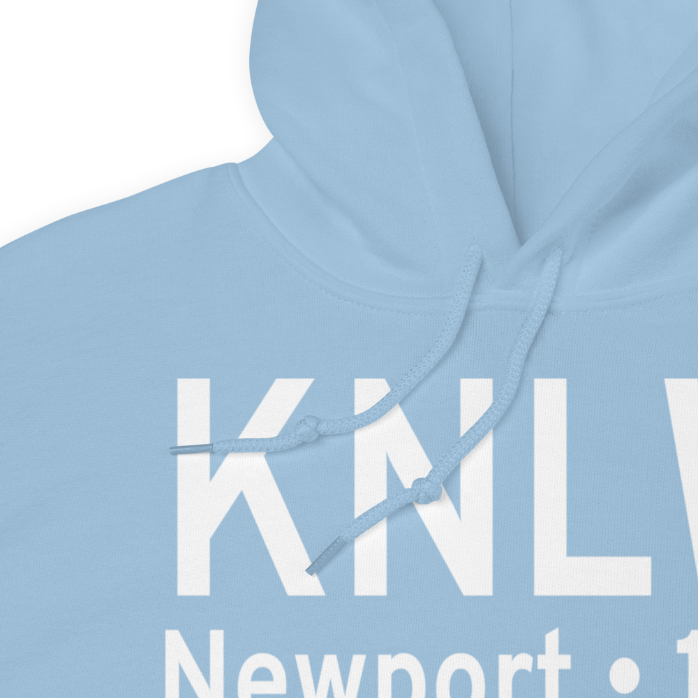 Naval Station Newport Helipad (KNLW) ICAO Hoodie Sweatshirt 