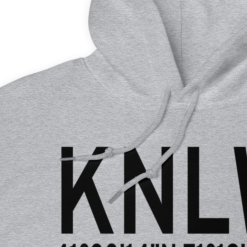 Naval Station Newport Helipad (KNLW) ICAO Hoodie Sweatshirt 