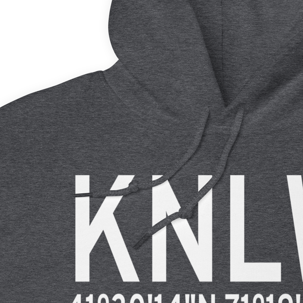Naval Station Newport Helipad (KNLW) ICAO Hoodie Sweatshirt 