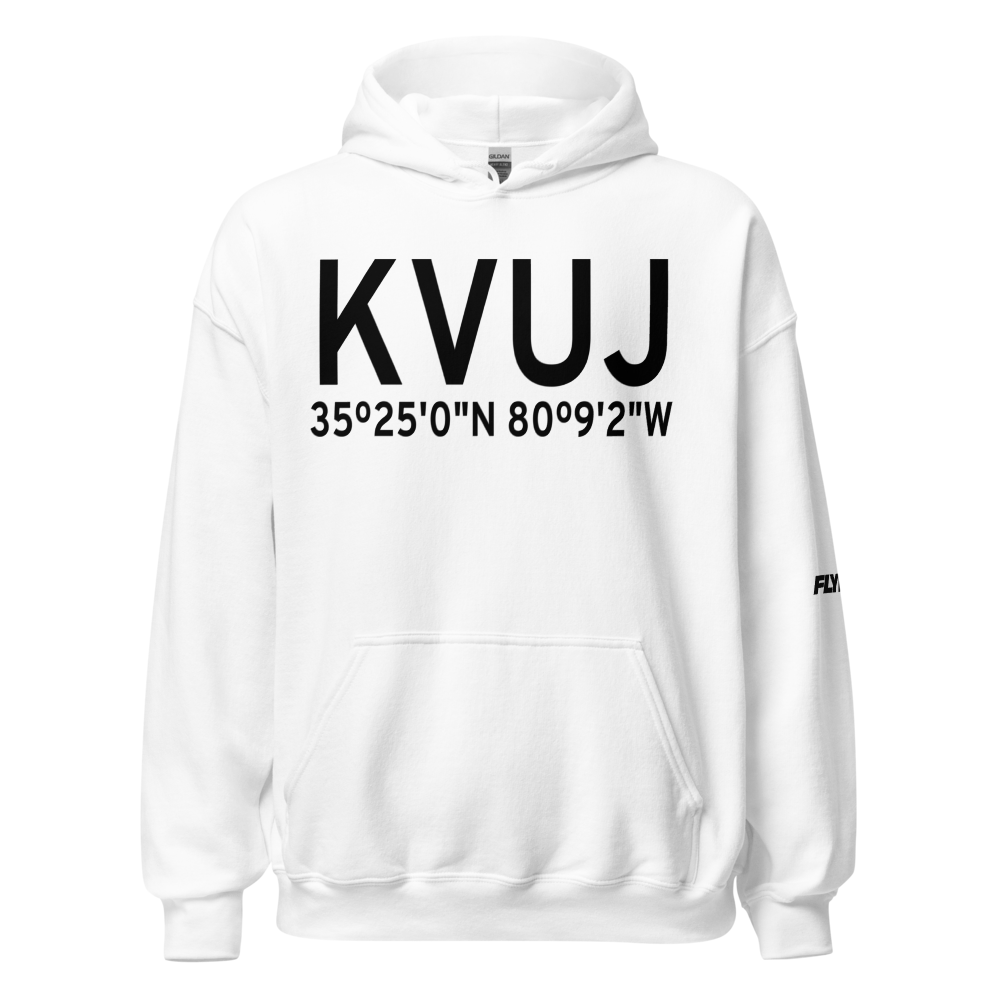 Stanly County Airport (KVUJ) ICAO Hoodie Sweatshirt 