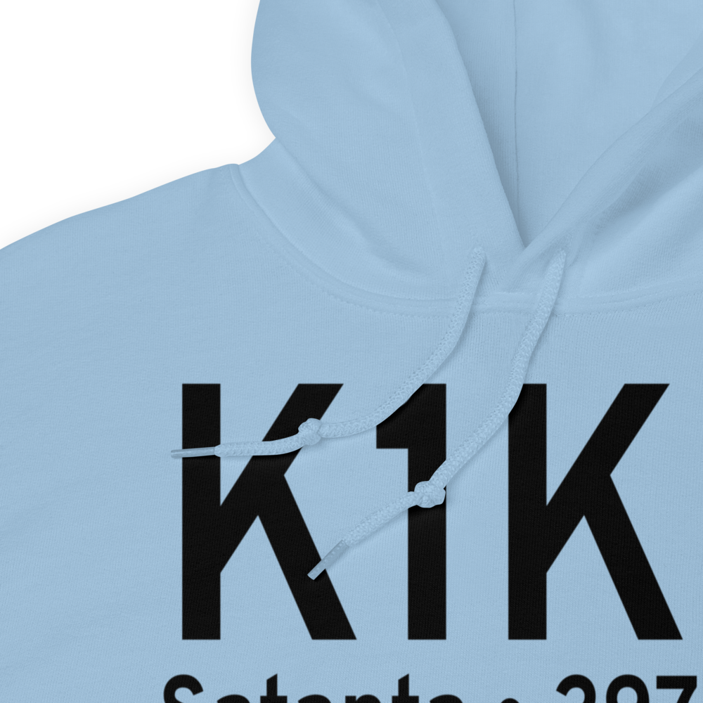 Satanta Municipal Airport (K1K9) ICAO Hoodie Sweatshirt 