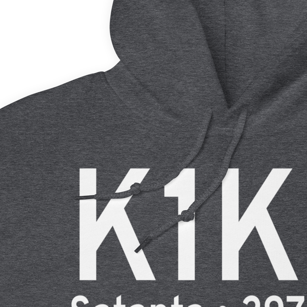 Satanta Municipal Airport (K1K9) ICAO Hoodie Sweatshirt 
