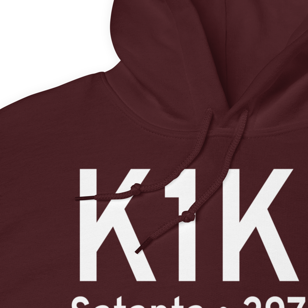 Satanta Municipal Airport (K1K9) ICAO Hoodie Sweatshirt 