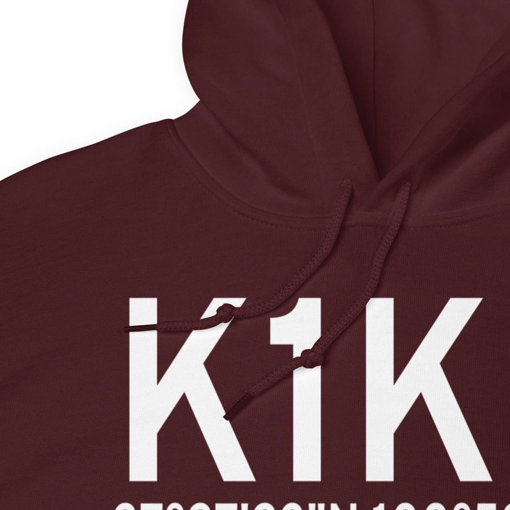 Satanta Municipal Airport (K1K9) ICAO Hoodie Sweatshirt 