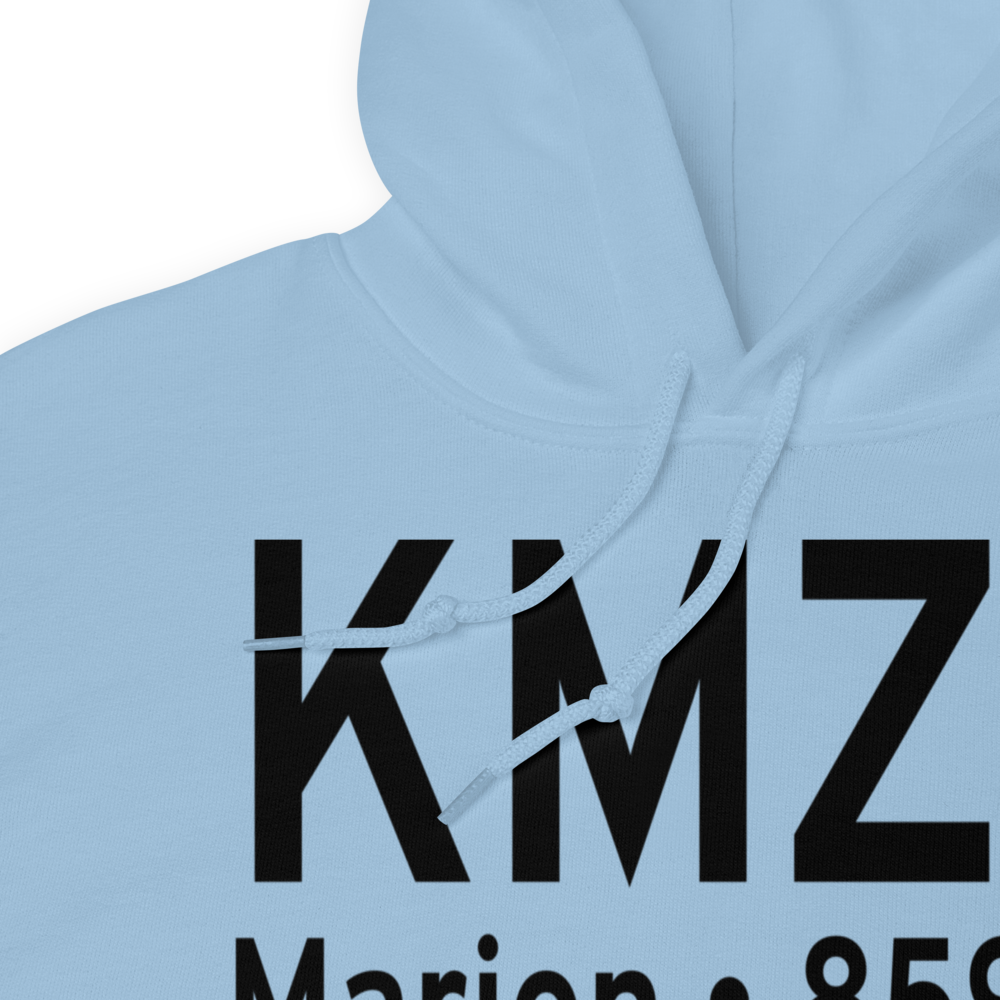Marion Municipal Airport (KMZZ) ICAO Hoodie Sweatshirt 