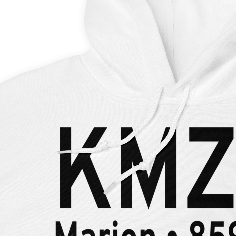 Marion Municipal Airport (KMZZ) ICAO Hoodie Sweatshirt 