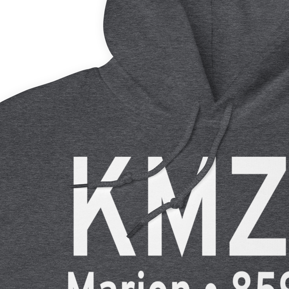 Marion Municipal Airport (KMZZ) ICAO Hoodie Sweatshirt 