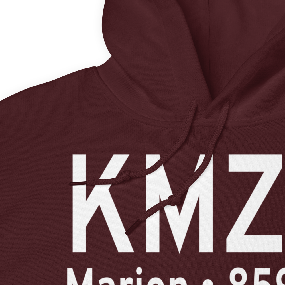 Marion Municipal Airport (KMZZ) ICAO Hoodie Sweatshirt 