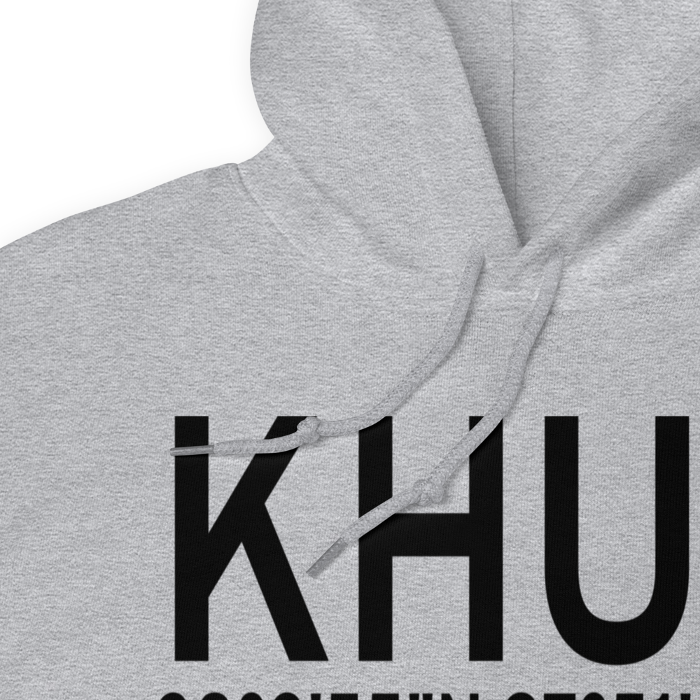 Hutchinson Municipal Airport (KHUT) ICAO Hoodie Sweatshirt 