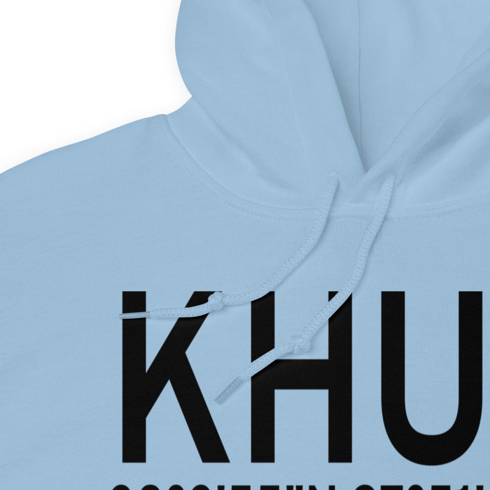 Hutchinson Municipal Airport (KHUT) ICAO Hoodie Sweatshirt 