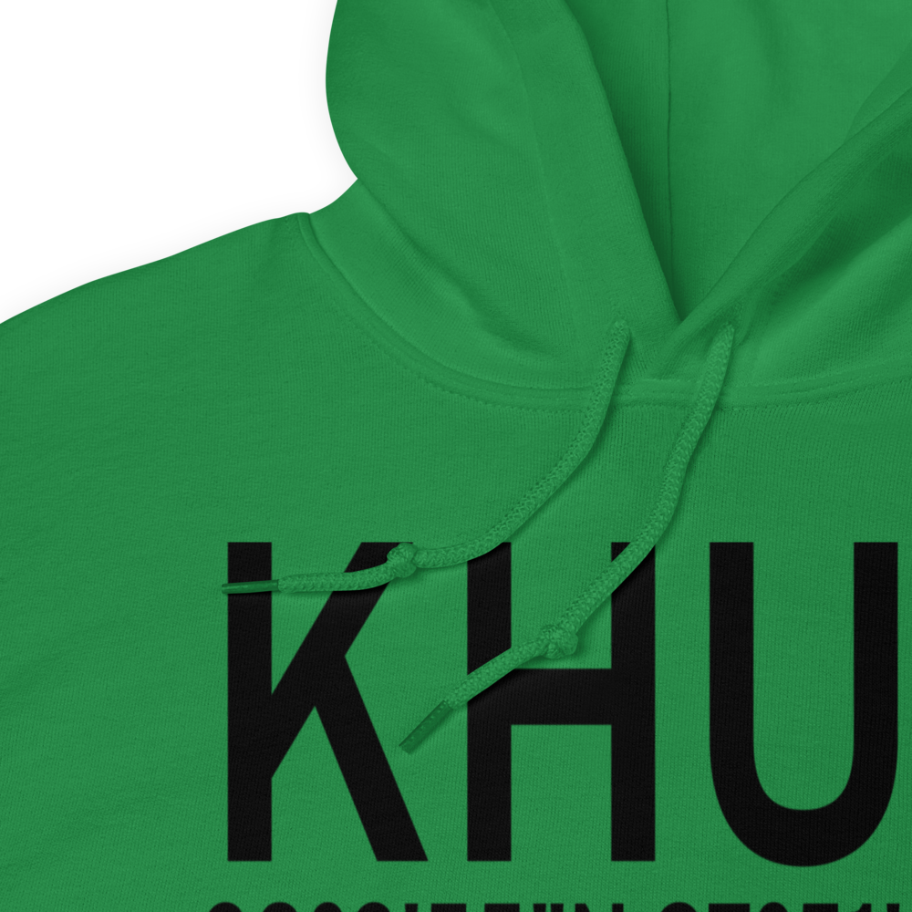 Hutchinson Municipal Airport (KHUT) ICAO Hoodie Sweatshirt 