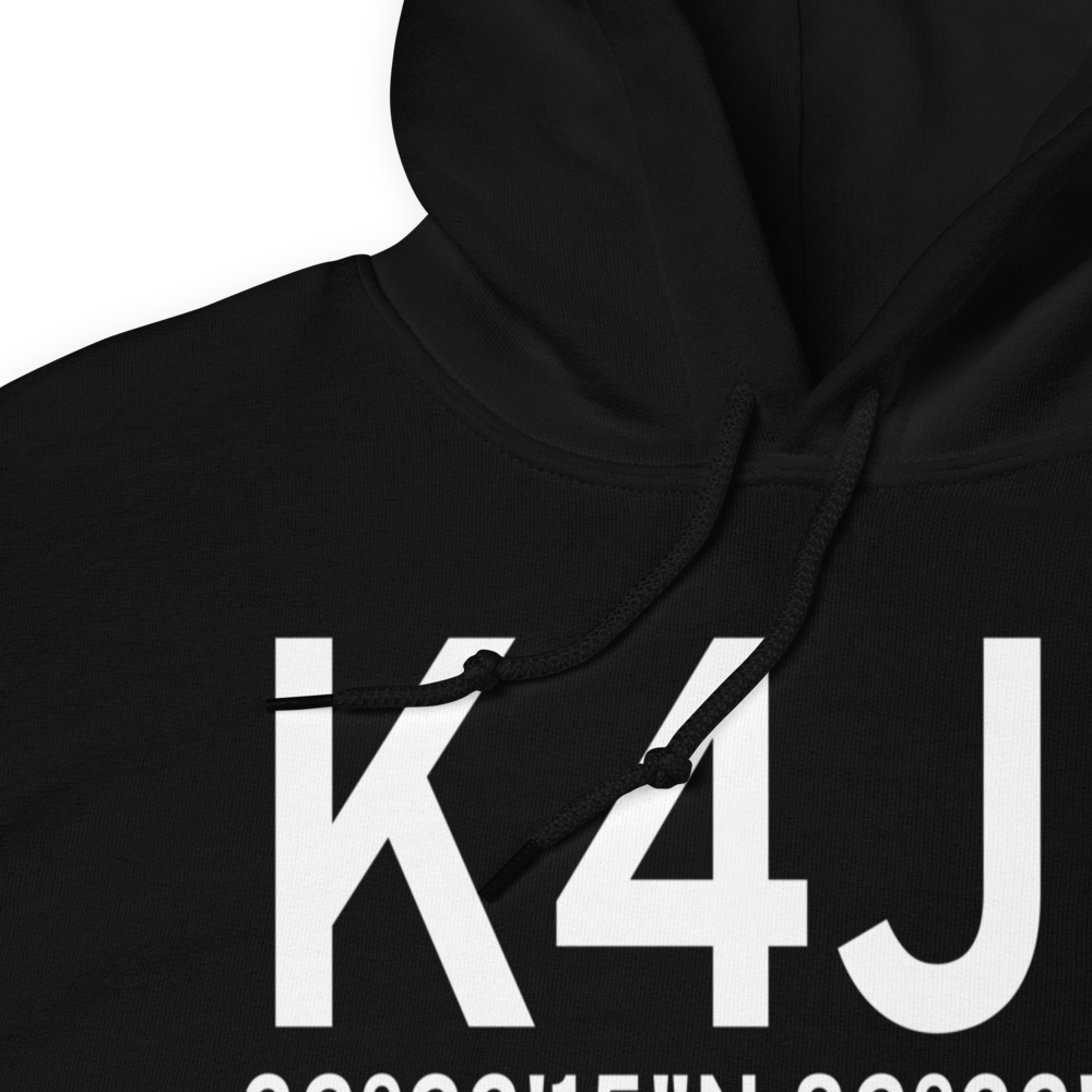 Treutlen County Airport (K4J8) ICAO Hoodie Sweatshirt 