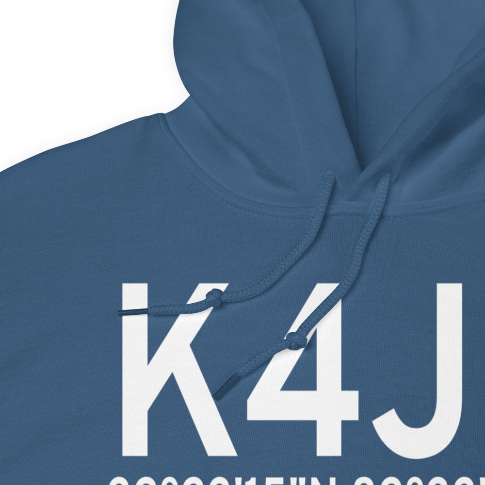 Treutlen County Airport (K4J8) ICAO Hoodie Sweatshirt 