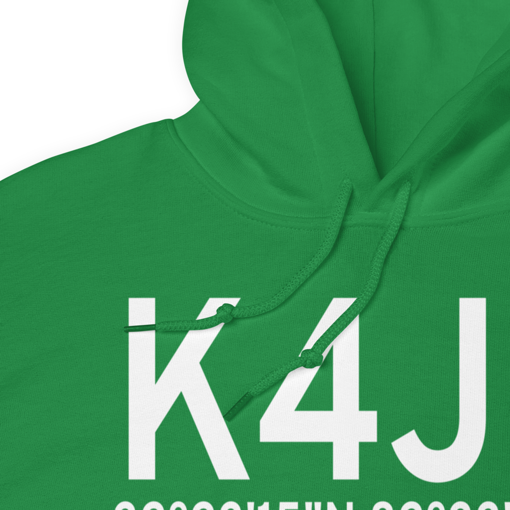 Treutlen County Airport (K4J8) ICAO Hoodie Sweatshirt 