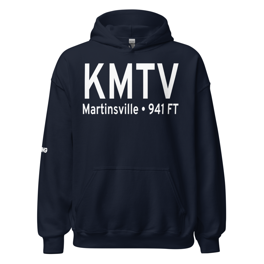 Blue Ridge Airport (KMTV) ICAO Hoodie Sweatshirt 