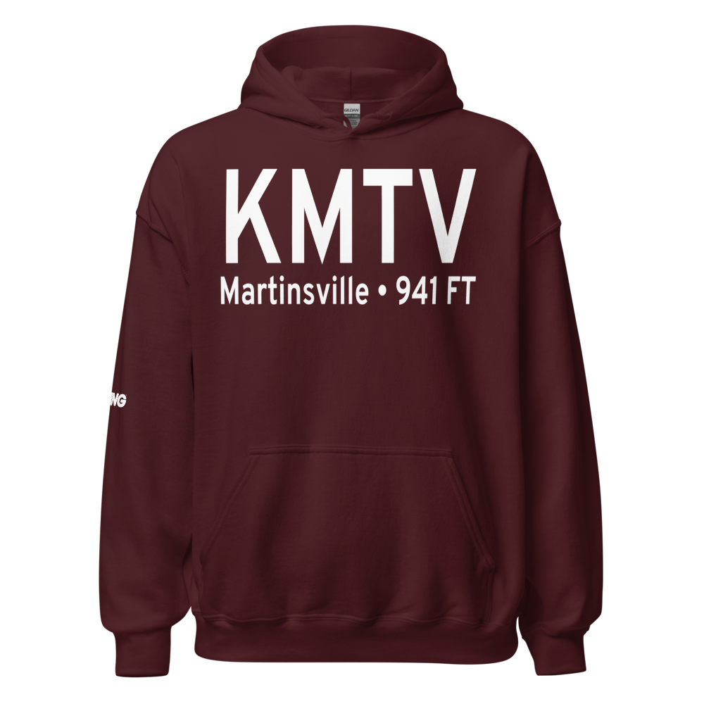 Blue Ridge Airport (KMTV) ICAO Hoodie Sweatshirt 