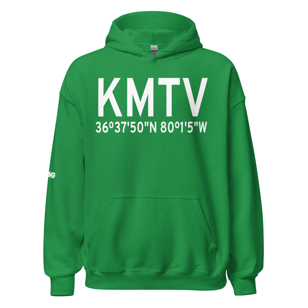 Blue Ridge Airport (KMTV) ICAO Hoodie Sweatshirt 