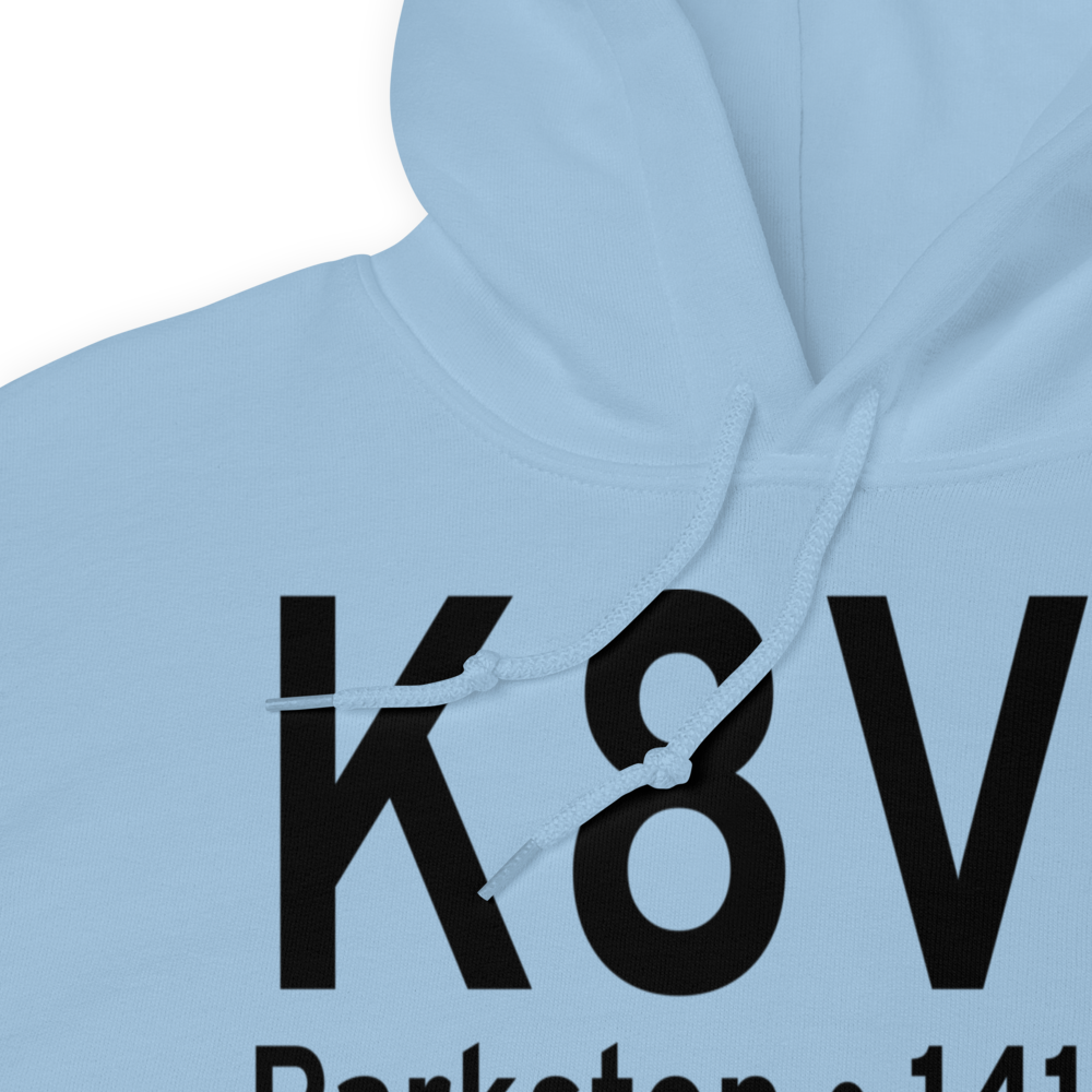 Parkston Municipal Airport (K8V3) ICAO Hoodie Sweatshirt 