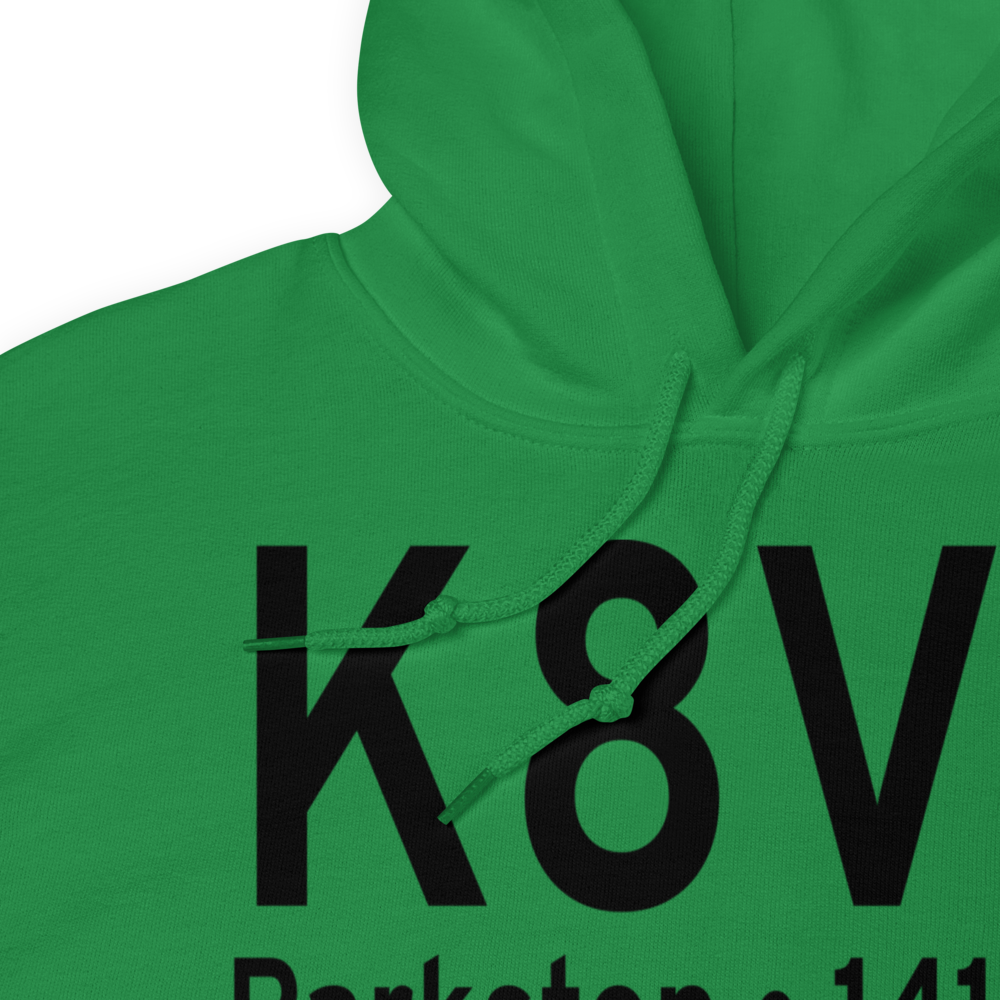 Parkston Municipal Airport (K8V3) ICAO Hoodie Sweatshirt 