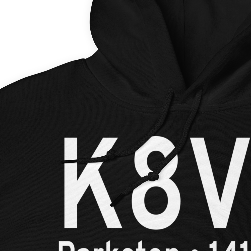 Parkston Municipal Airport (K8V3) ICAO Hoodie Sweatshirt 