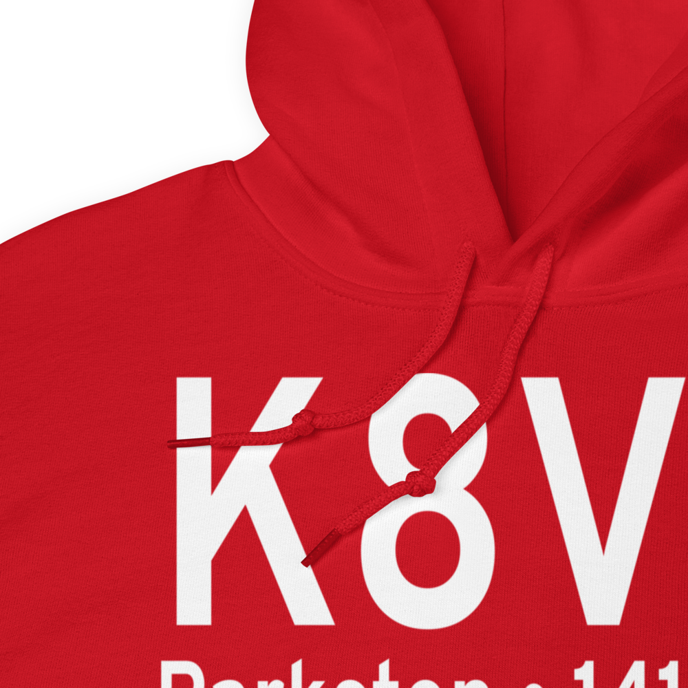 Parkston Municipal Airport (K8V3) ICAO Hoodie Sweatshirt 
