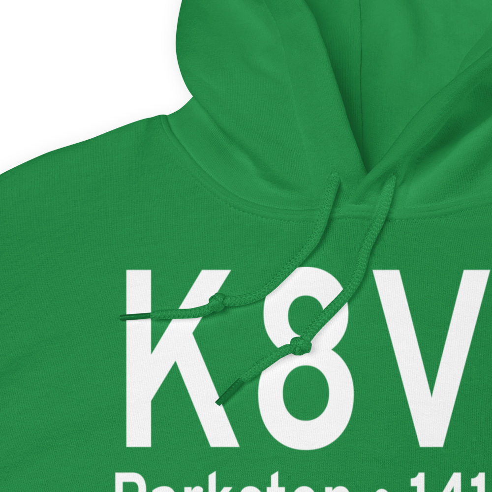 Parkston Municipal Airport (K8V3) ICAO Hoodie Sweatshirt 