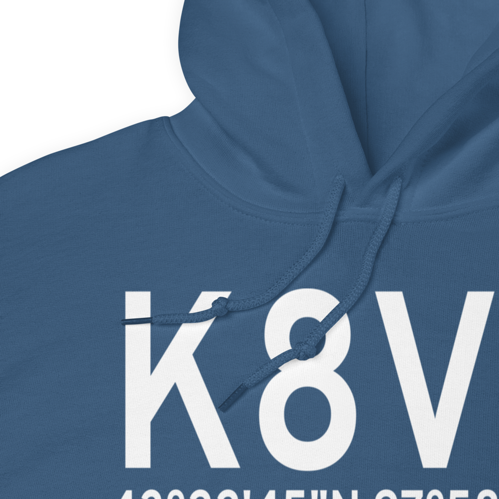 Parkston Municipal Airport (K8V3) ICAO Hoodie Sweatshirt 