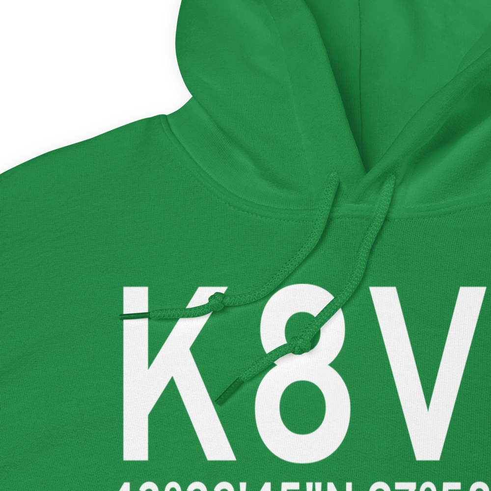 Parkston Municipal Airport (K8V3) ICAO Hoodie Sweatshirt 