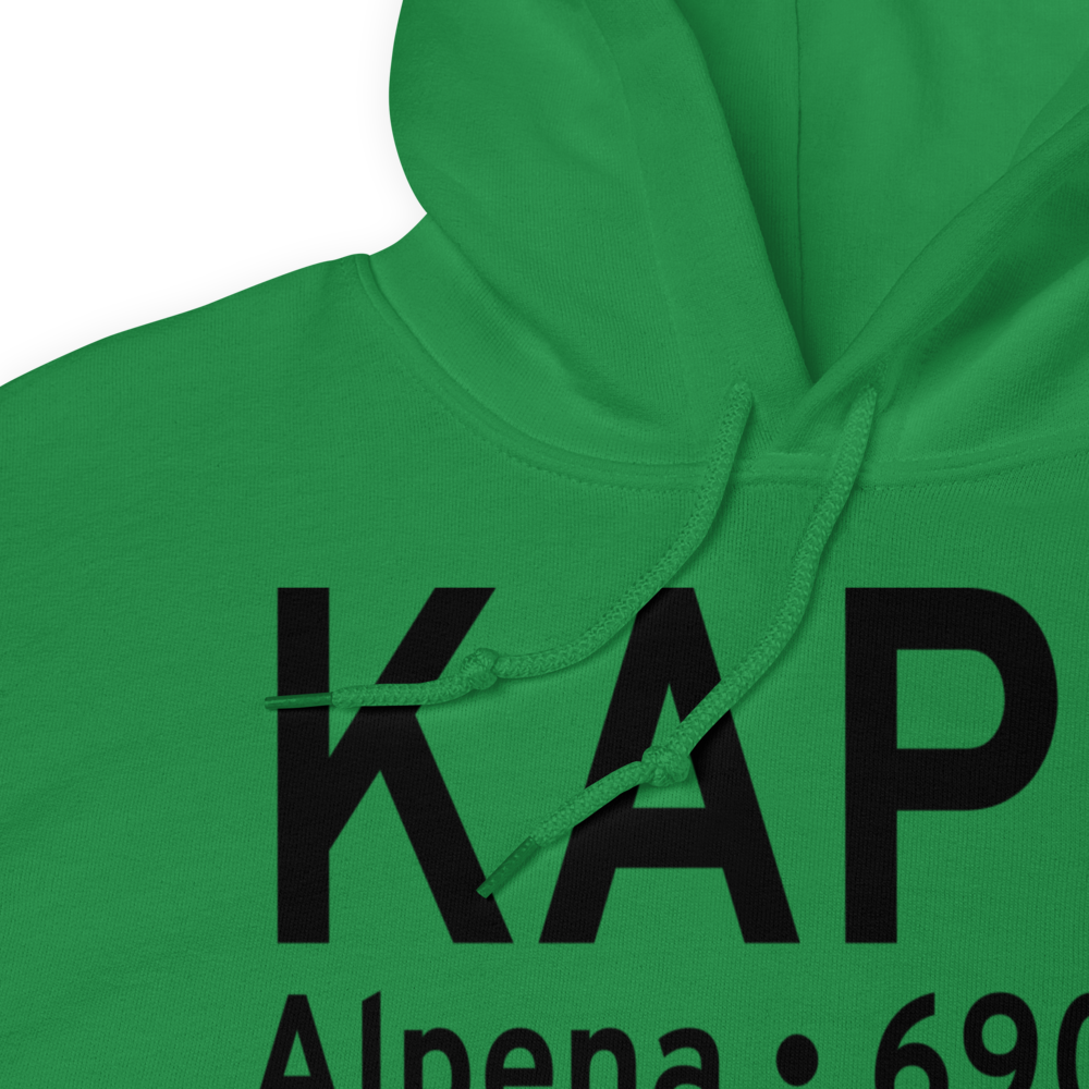 Alpena County Regional Airport (KAPN) ICAO Hoodie Sweatshirt 