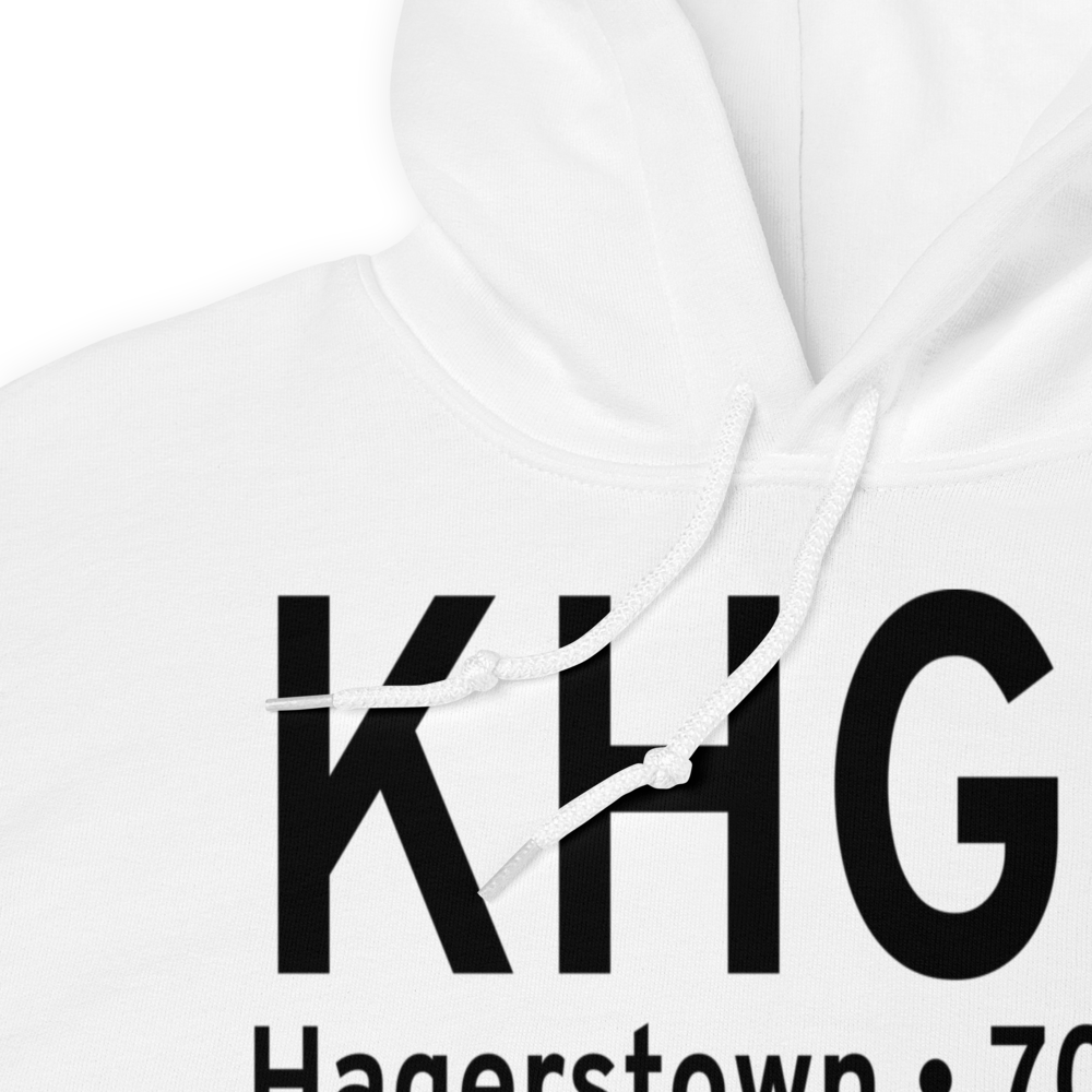 Hagerstown Regional Richard A Henson Field (KHGR) ICAO Hoodie Sweatshirt 