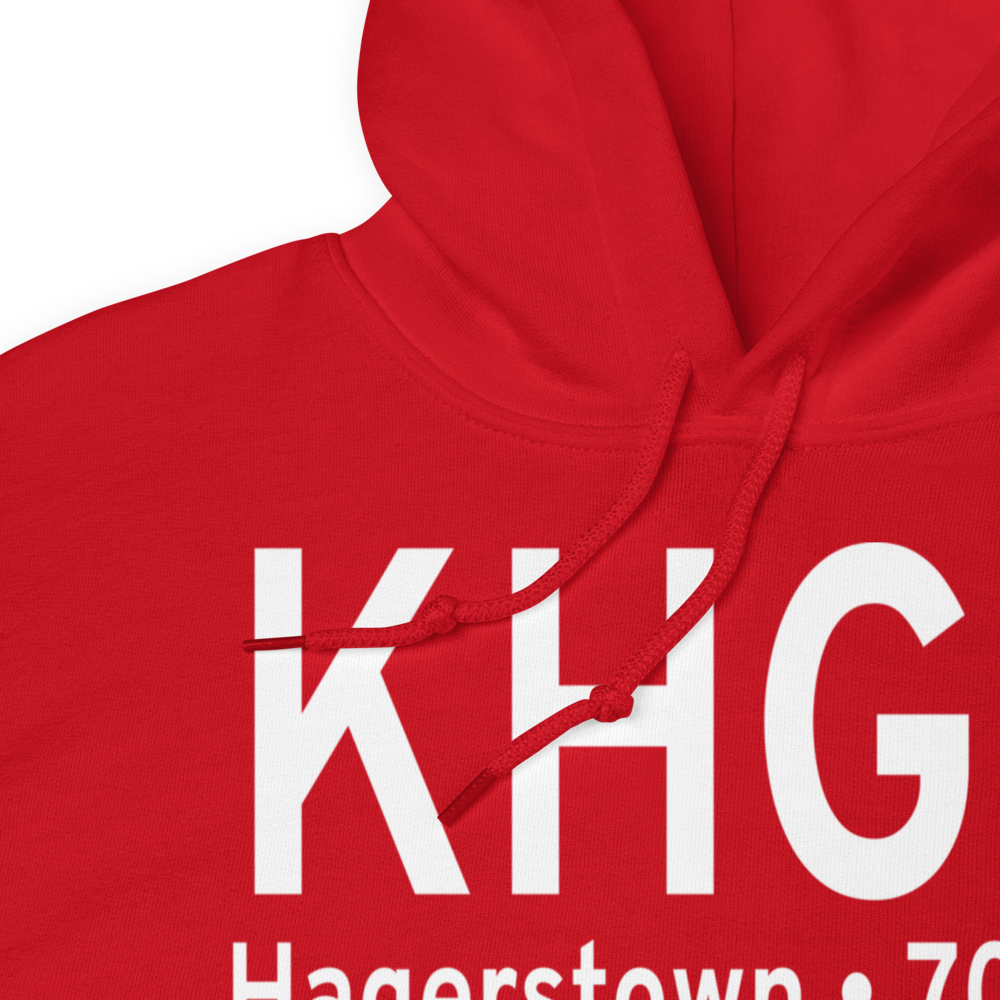 Hagerstown Regional Richard A Henson Field (KHGR) ICAO Hoodie Sweatshirt 