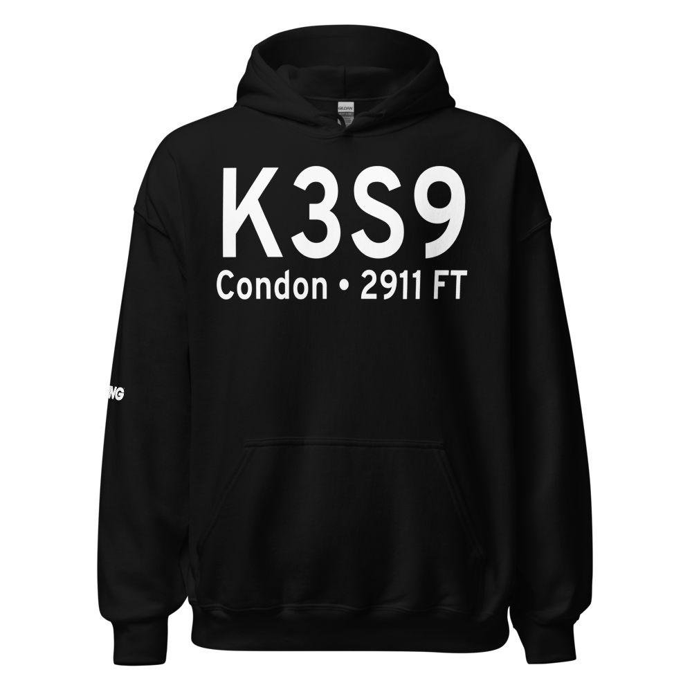 Condon State Pauling Field (K3S9) ICAO Hoodie Sweatshirt 