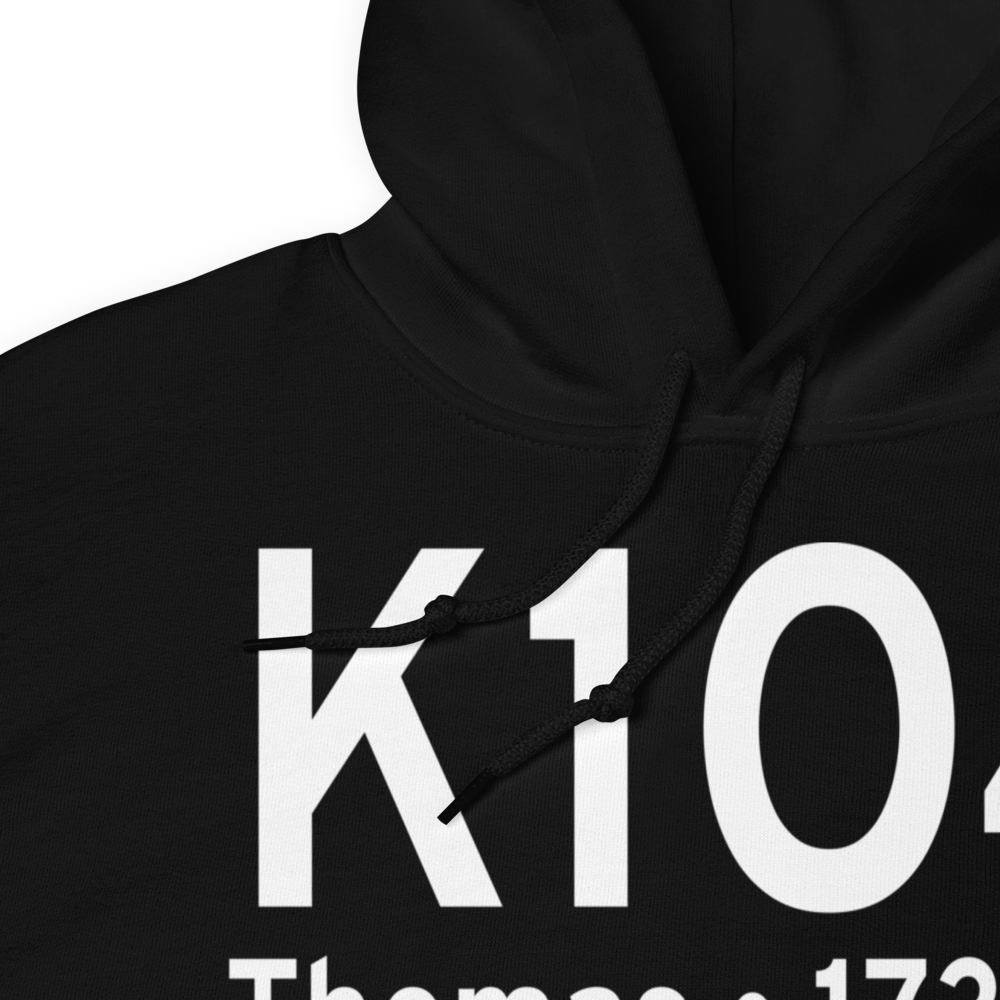 Thomas Municipal Airport (K1O4) ICAO Hoodie Sweatshirt 