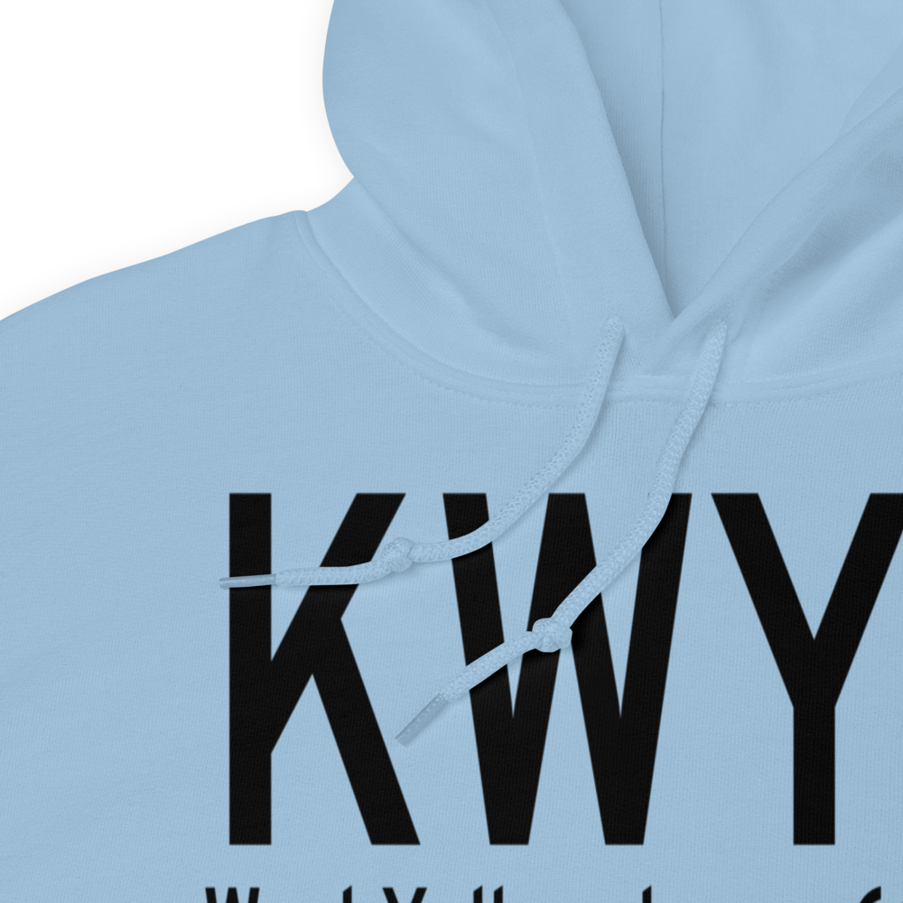 Yellowstone Airport (KWYS) ICAO Hoodie Sweatshirt 