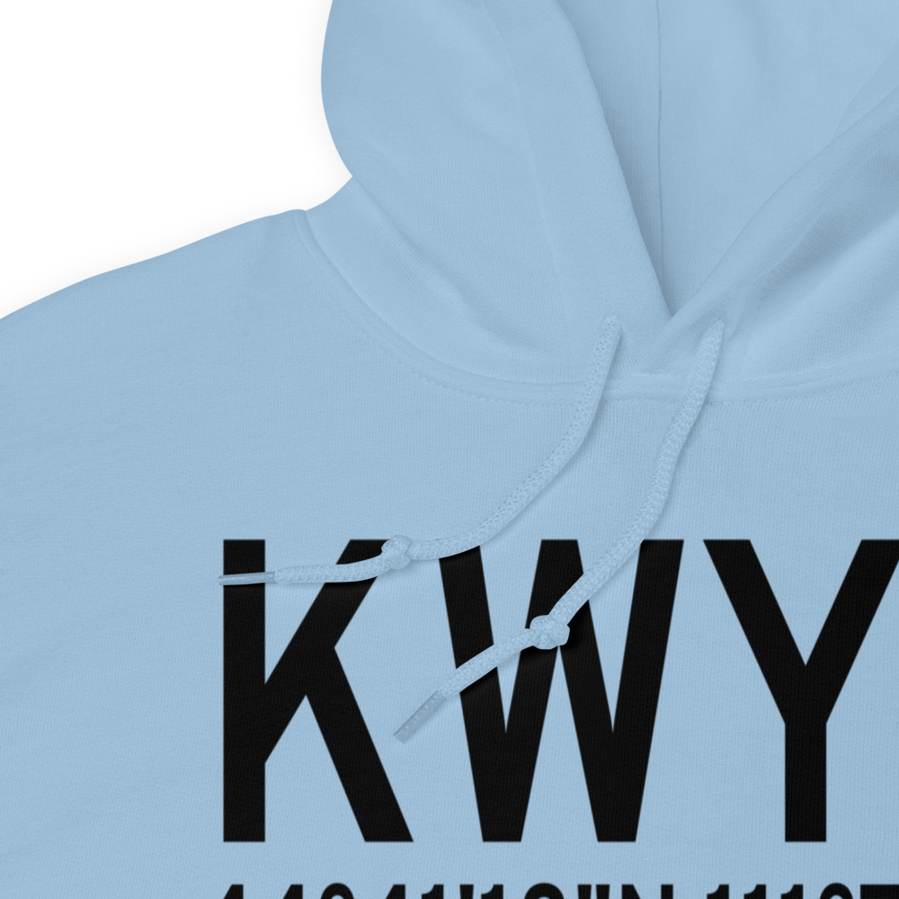 Yellowstone Airport (KWYS) ICAO Hoodie Sweatshirt 