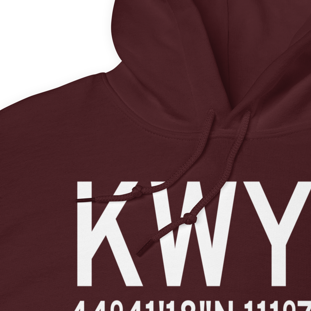 Yellowstone Airport (KWYS) ICAO Hoodie Sweatshirt 