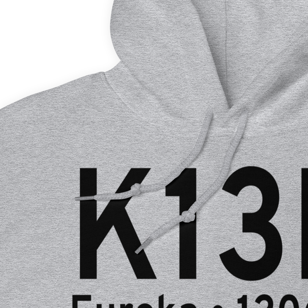 Eureka Municipal Airport (K13K) ICAO Hoodie Sweatshirt 